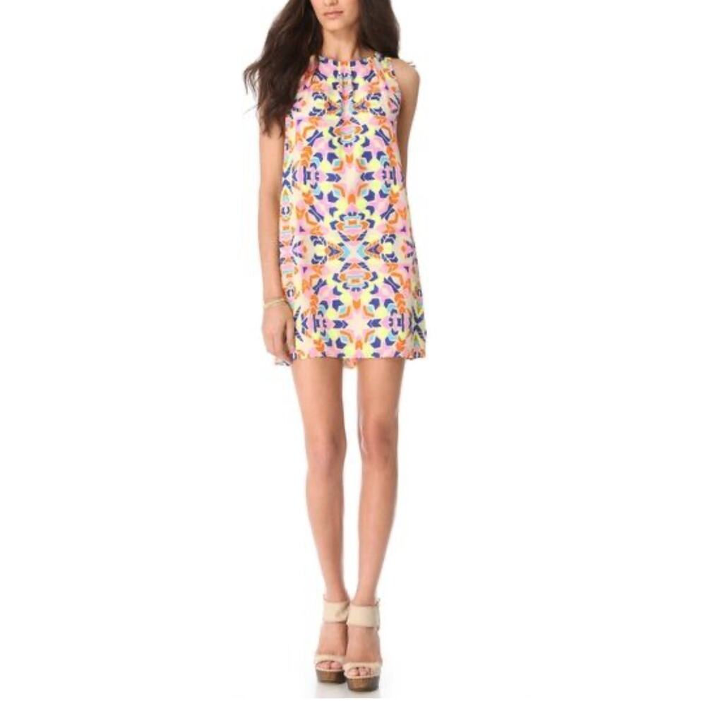 Mara Hoffman Pleat front shift dress women’s size 4
